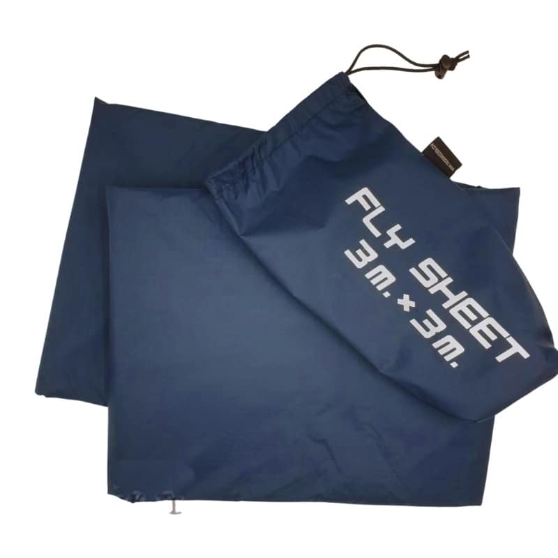 ฟลายชีท 3x3 ซื้อฟลายชีทกันฝน ขายฟลายชีท ผ้าใบกันฝน เทรกกิ้งไทย